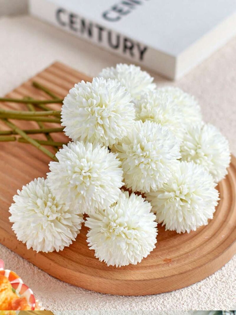 Fiori a sfera di colore bianco/azzurro/beige/rosa scuro