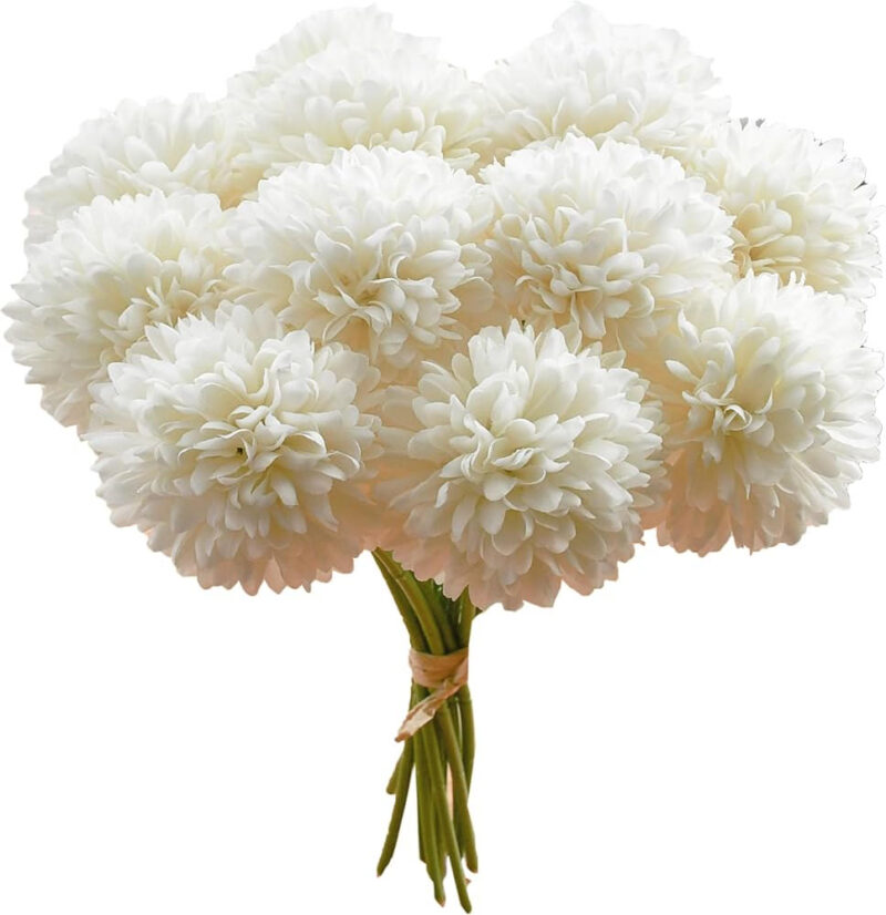 Fiori a sfera di colore bianco/azzurro/beige/rosa scuro