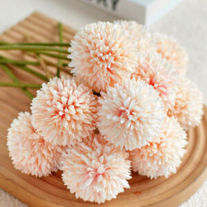 Fiori a sfera di colore bianco/azzurro/beige/rosa scuro
