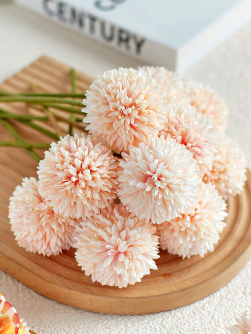 Fiori a sfera di colore bianco/azzurro/beige/rosa scuro