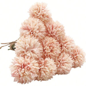 Fiori a sfera di colore bianco/azzurro/beige/rosa scuro