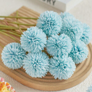 Fiori a sfera di colore bianco/azzurro/beige/rosa scuro