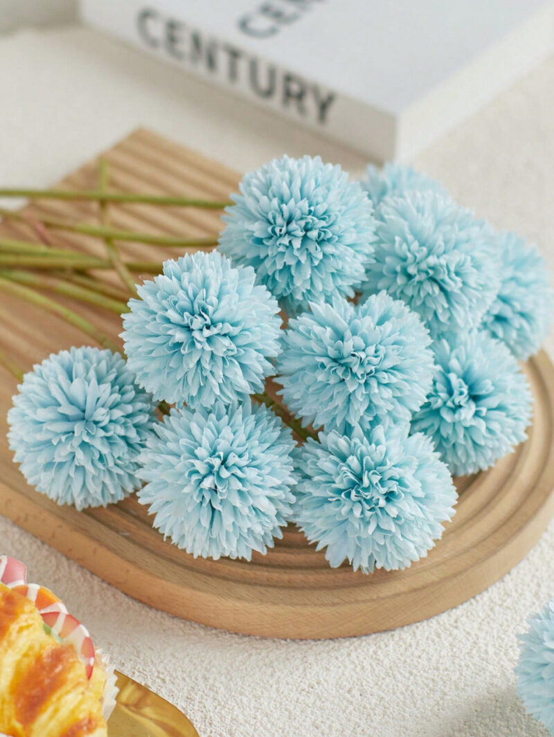 Fiori a sfera di colore bianco/azzurro/beige/rosa scuro