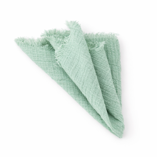 Tovagliolo di stoffa morbido 30*30cm. Verde chiaro