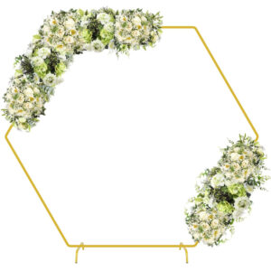 Arco esagonale in metallo h 220cm