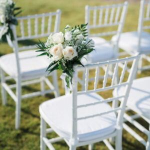 Sedia Chiavari modello Tiffany Bianco