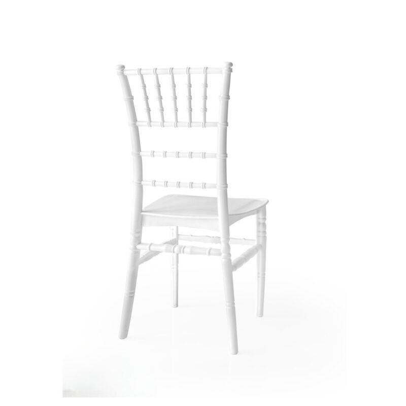 Sedia Chiavari modello Tiffany Bianco