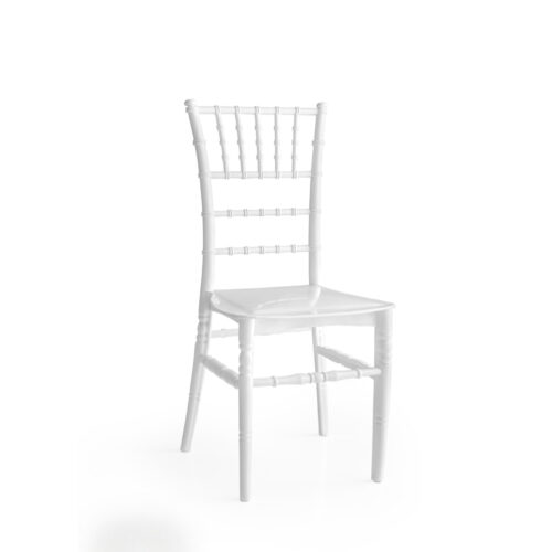 Sedia Chiavari modello Tiffany Bianco
