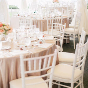 Sedia Chiavari modello Tiffany Bianco