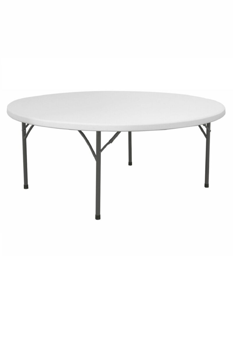Tavolo rotondo pieghevole 180 cm (10-12 persone)