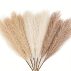 Pampas artificiale di colore bianco/rosa/beige