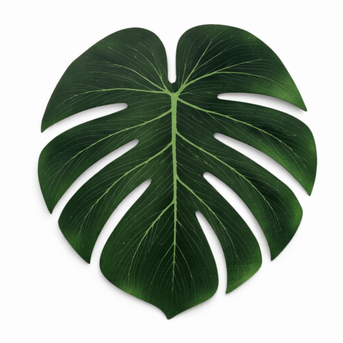 Decorazione sottopiatto. Foglia Tropicale 35cm