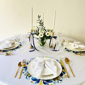 Decorazione sottopiatto. Fiori siciliani 35cm