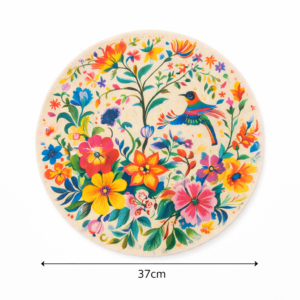 Decorazione sottopiatto. Fiori multicolori 37cm