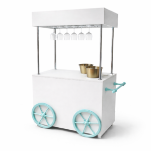 Carello self bar / candy bar per eventi 190*100*60cm