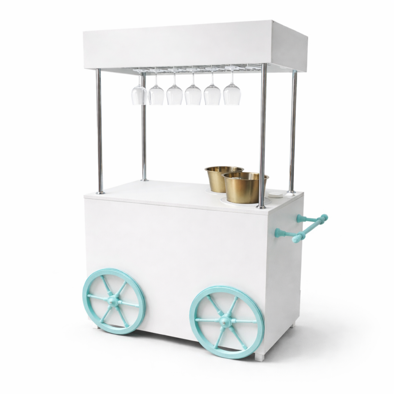 Carello self bar / candy bar per eventi 190*100*60cm