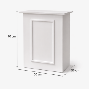 Set di 2 colonnine. Smontabile e richiudibile. L50*H70*P30cm