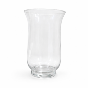 Vaso per candele in vetro h 25cm