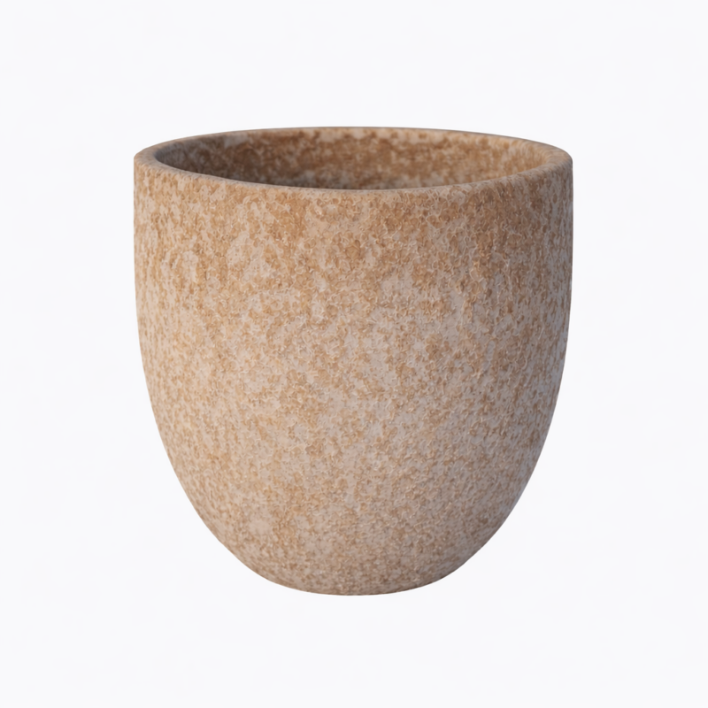 Vaso ceramica grigio h 25cm