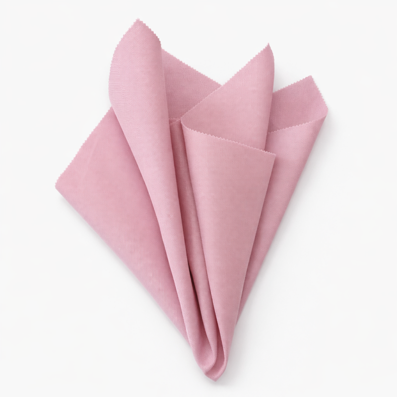 Tovagliolo di stoffa cottone 45*45cm. Rosa polvere