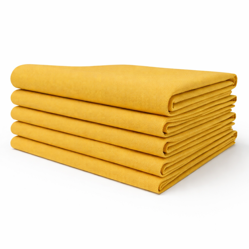 Tovagliolo di stoffa cottone 45*45cm. Giallo senape